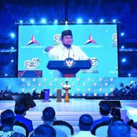 Prabowo Sindir Partai yang ‘Bakar-bakar’ Saat Kalah: Demokrat Gak Begitu, Saya Juga Terima Kekalahan