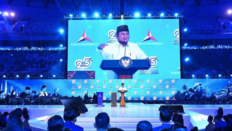 Prabowo Sindir Partai yang ‘Bakar-bakar’ Saat Kalah: Demokrat Gak Begitu, Saya Juga Terima Kekalahan