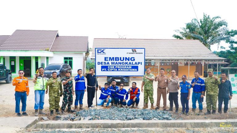Cipta Kridatama Dukung Ketahanan Air Bersih di Desa Mangkalapi