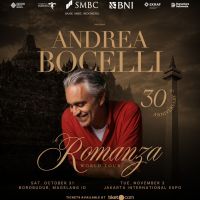 Rayakan 30 Tahun 'Romanza', Andrea Bocelli Balik Lagi ke Indonesia, Catat Tanggal dan Harga Tiketnya!