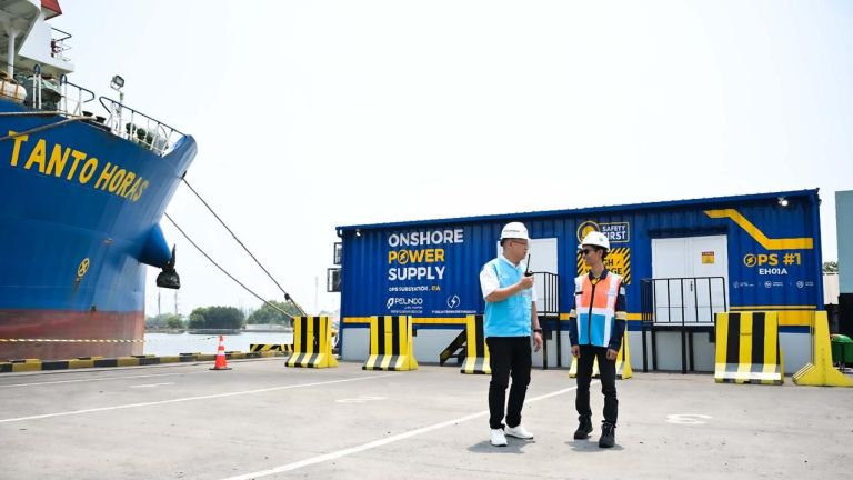 PLN dan Pelindo Perkuat Elektrifikasi Maritim Menuju Green Port, Resmikan Onshore Power Supply 1 MVA di Tanjung Priok