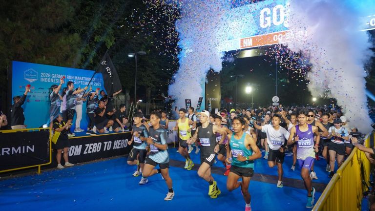 Bank Saqu Hadirkan Semangat Sunrise Society di Garmin Run 2026