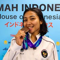 Karateka Cok Sanistyarani Raih Medali Perunggu di Asian Games 2026