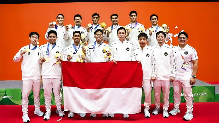 Tim Bulutangkis Indonesia Raih Medali Emas di Asian Games 2026
