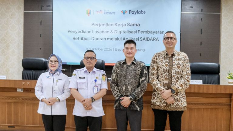 Paylabs, Bank Lampung, dan Bapenda Hadirkan Ekosistem Pembayaran Retribusi Digital