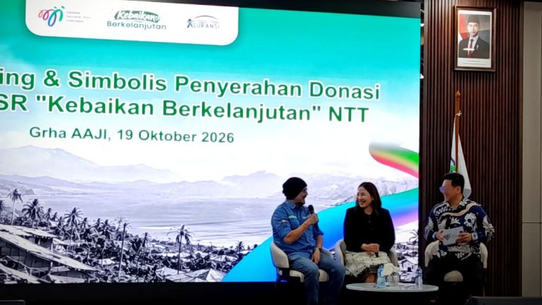 AAJI Gandeng Yayasan Benih Baik Salurkan Donasi Rp315 Juta untuk Pemulihan Korban Gempa NTT