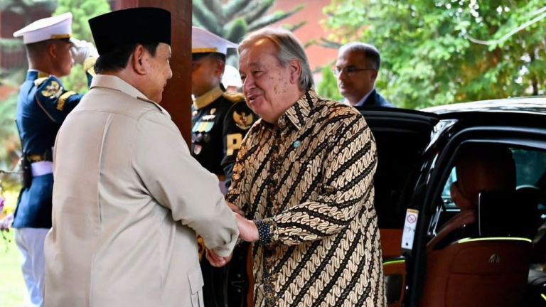 Prabowo Bertemu Sekjen PBB, Apa Saja yang Dibahas?