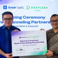 Kemitraan Easycash dan Krom Bank Perluas Penyaluran Kredit