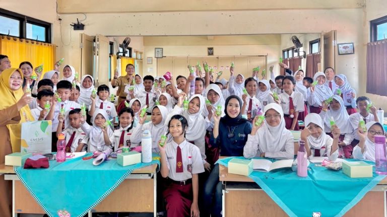 Enesis Group Ajak Siswa SD Biasakan Cuci Tangan Lewat Program 'Gerakan Tangan Bersih'