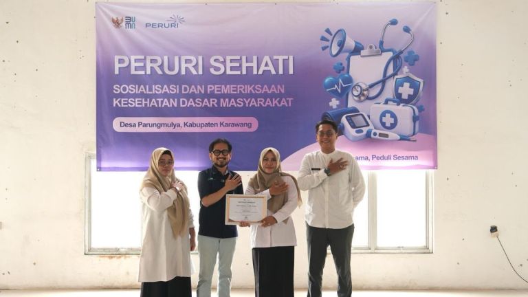 PERURI Gelar Edukasi TBC dan Pemeriksaan Kesehatan Gratis di Parungmulya Karawang