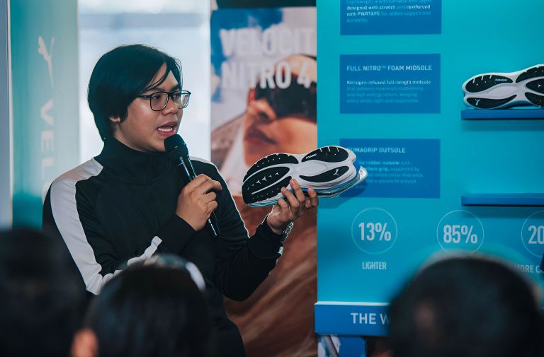 PUMA Indonesia meluncurkan sepatu lari terbaru, yakni Velocity Nitro™ 4. Sepatu ini diluncurkan dalam acara PUMA Velocity Nitro™ 4 Launch bersama Running Dept di Side Room, Ratu Plaza, Jakarta, Minggu (10/8/2025)