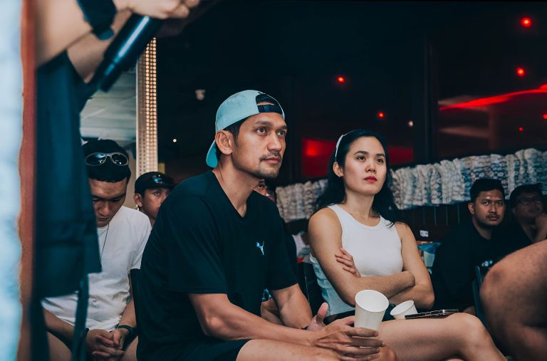 Peluncuran PUMA Velocity Nitro™ 4 di Side Room, Ratu Plaza, Jakarta, Minggu (10/8/2025), dimeriahkan oleh brand ambassador PUMA Indonesia, Ibnu Jamil