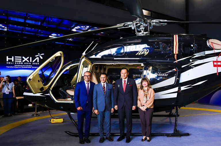 HEXIA 2025 mengusung tema Elevating the Industry, Transforming Sustainable Tomorrow dengan fokus menghadirkan helikopter sebagai alat transportasi cerdas, produktif, dan cepat
