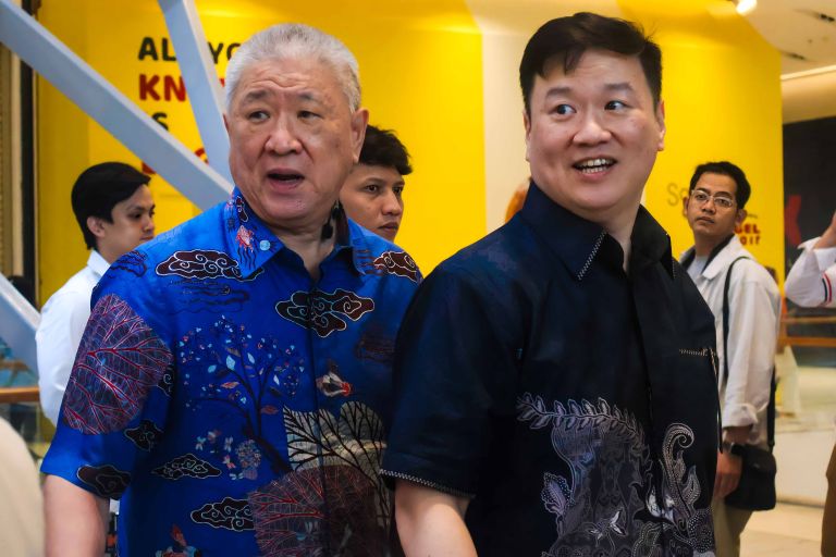 Founder dan Owner Agung Sedayu Group, Sugianto Kusuma atau yang lebih dikenal dengan nama Aguan, menghadiri peresmian K Mall at Menara Jakarta pada Selasa (11/11/2025)