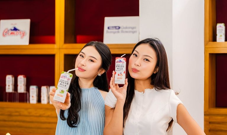 Cimory resmi meluncurkan produk Cimory Milk No Added Sugar dalam kegiatan peluncuran yang berlangsung di Jakarta, Rabu (26/11/2025)