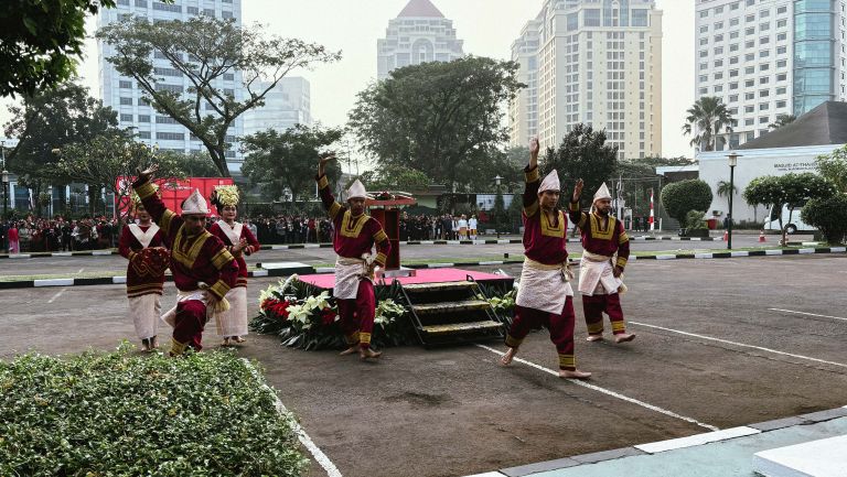 Kegiatan Discover Nusantara 2026 disempurnakan dengan penayangan Tarian Pasambahan dari Sumatera Barat